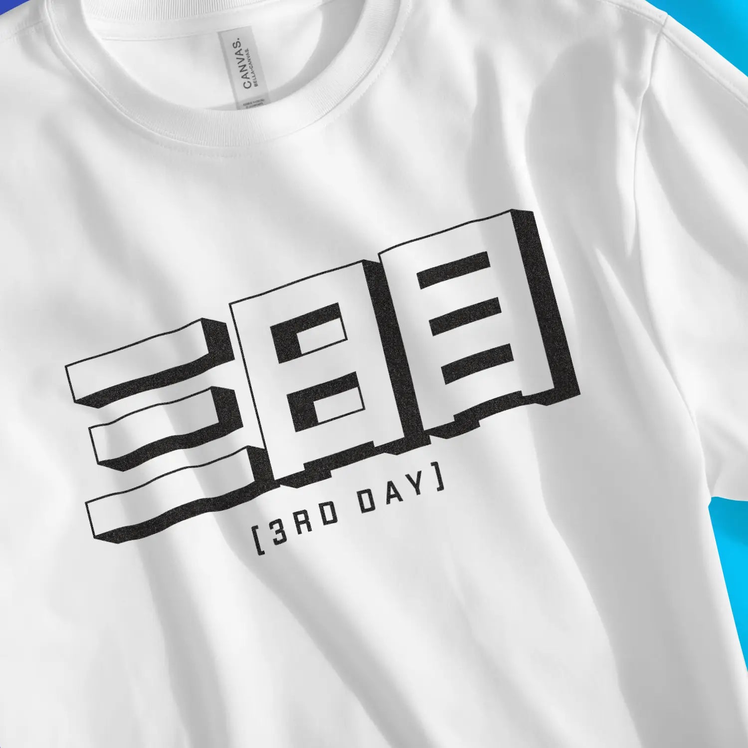 An image of 3rd Day (Japanese) | Premium Unisex Christian T-shirt available at 3rd Day Christian Clothing UK