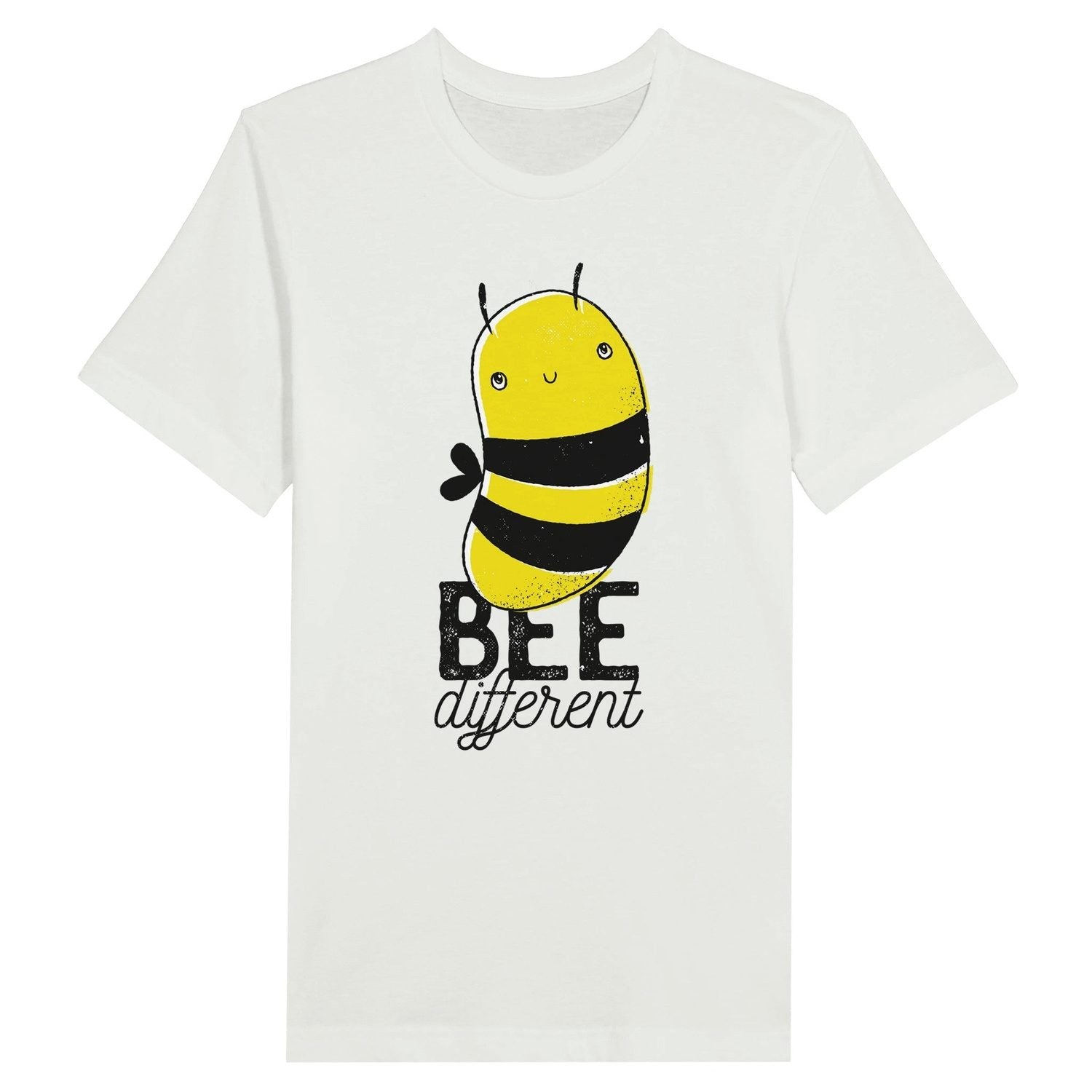 An image of Bee Different | Premium Unisex Inspirational T-shirt available at 3rd Day Christian Clothing UK