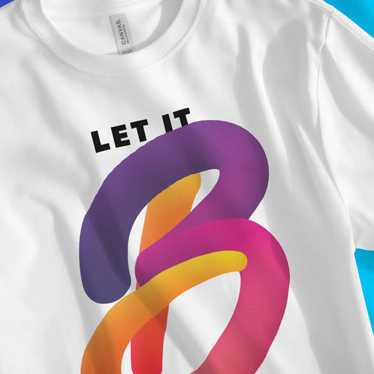 An image of LET IT B | Premium Unisex Inspirational T-shirt available at 3rd Day Christian Clothing UK