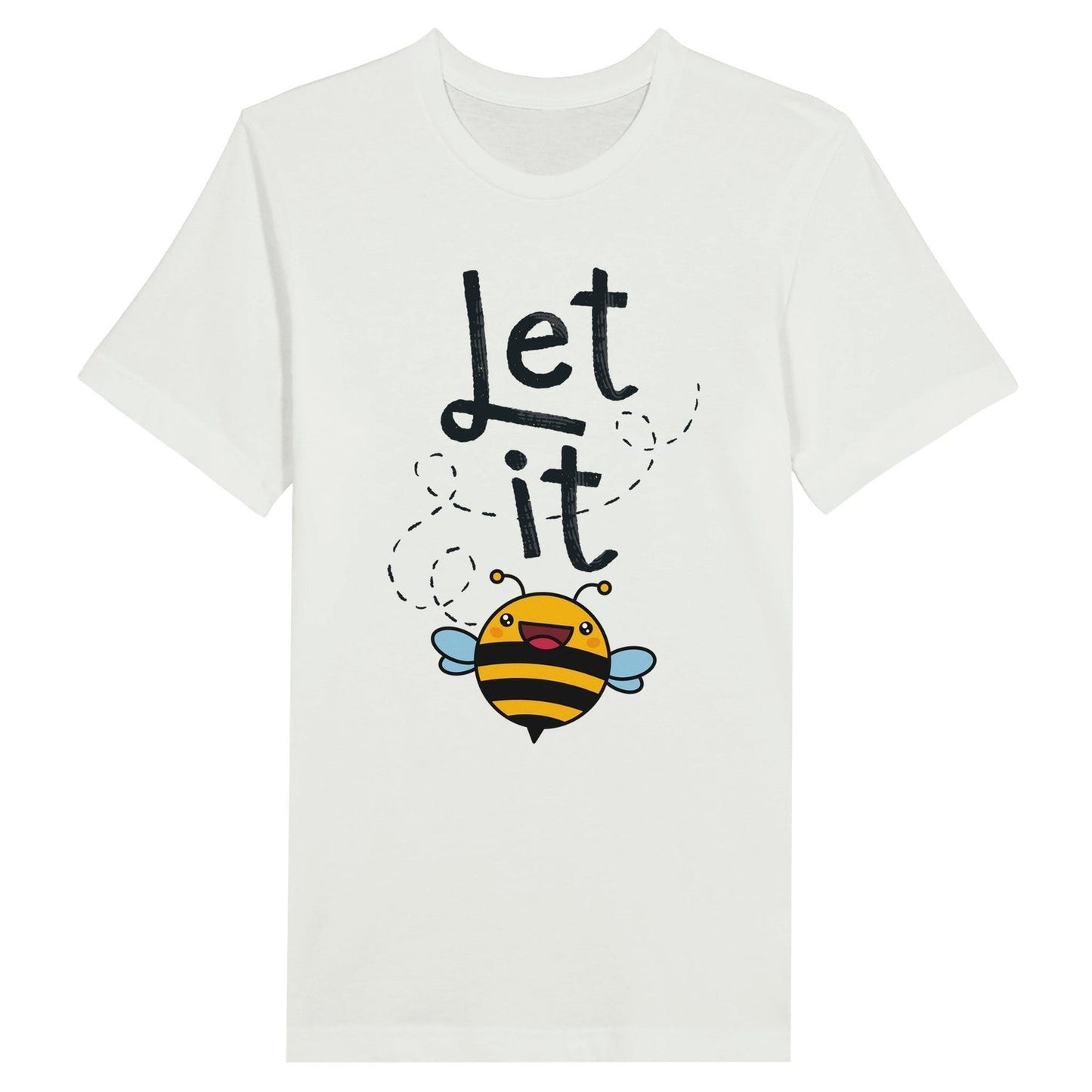 An image of Let It Bee | Premium Unisex Inspirational T-shirt available at 3rd Day Christian Clothing UK