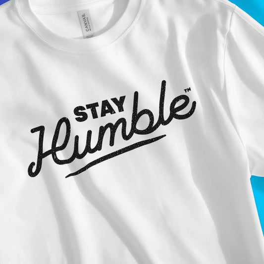 An image of Stay Humble™ | Premium Unisex Christian T-shirt available at 3rd Day Christian Clothing UK