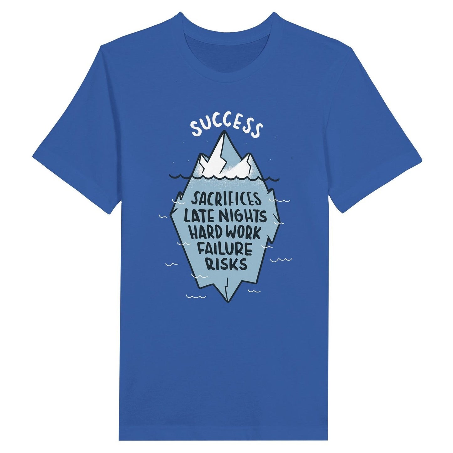 An image of Success Iceberg | Premium Unisex Inspirational T-shirt available at 3rd Day Christian Clothing UK