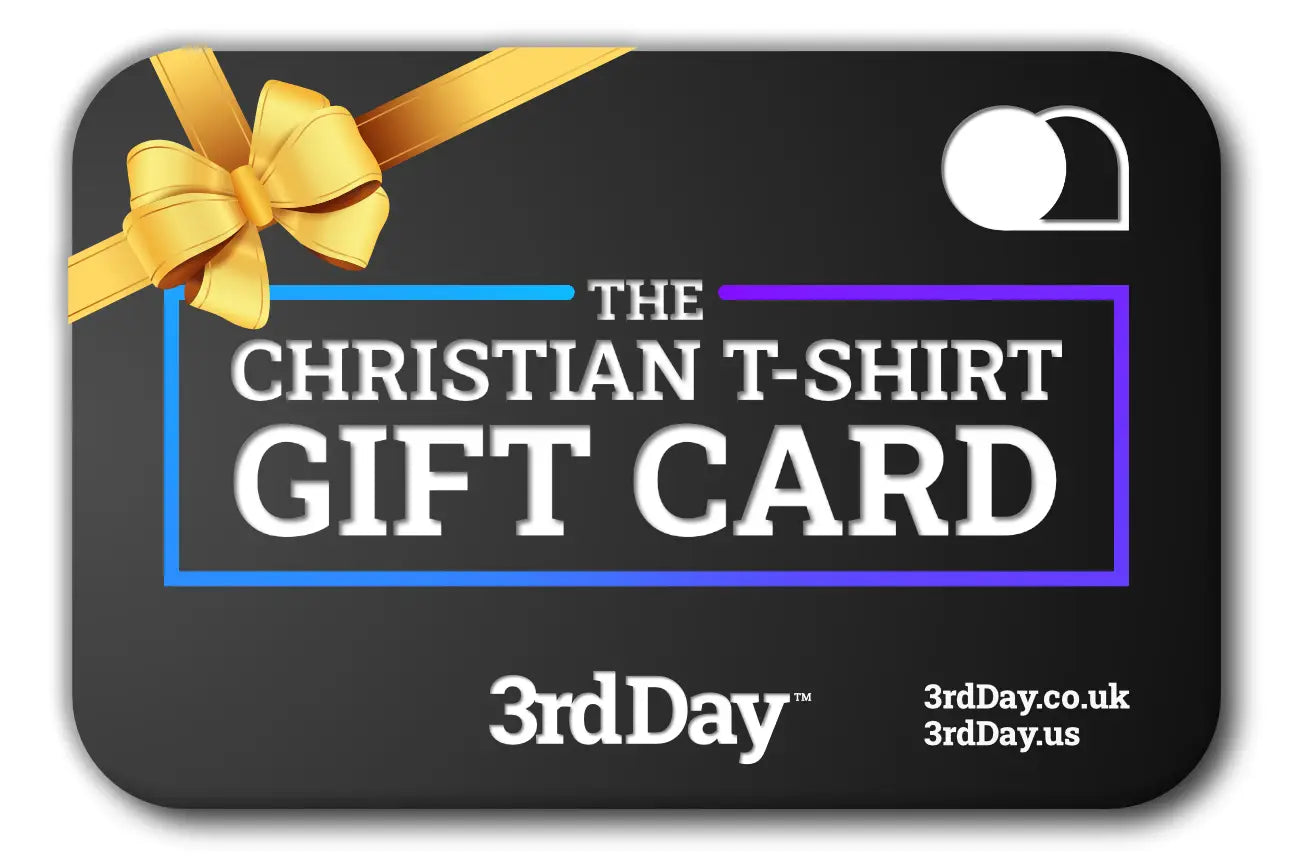 An image of The Christian T-shirt Gift Card available at 3rd Day Christian Clothing UK