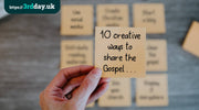 A cover image of the blog post titled 10 Creative Ways To Share The Gospel That Don't Involve Preaching from 3rd Day Christian Clothing UK