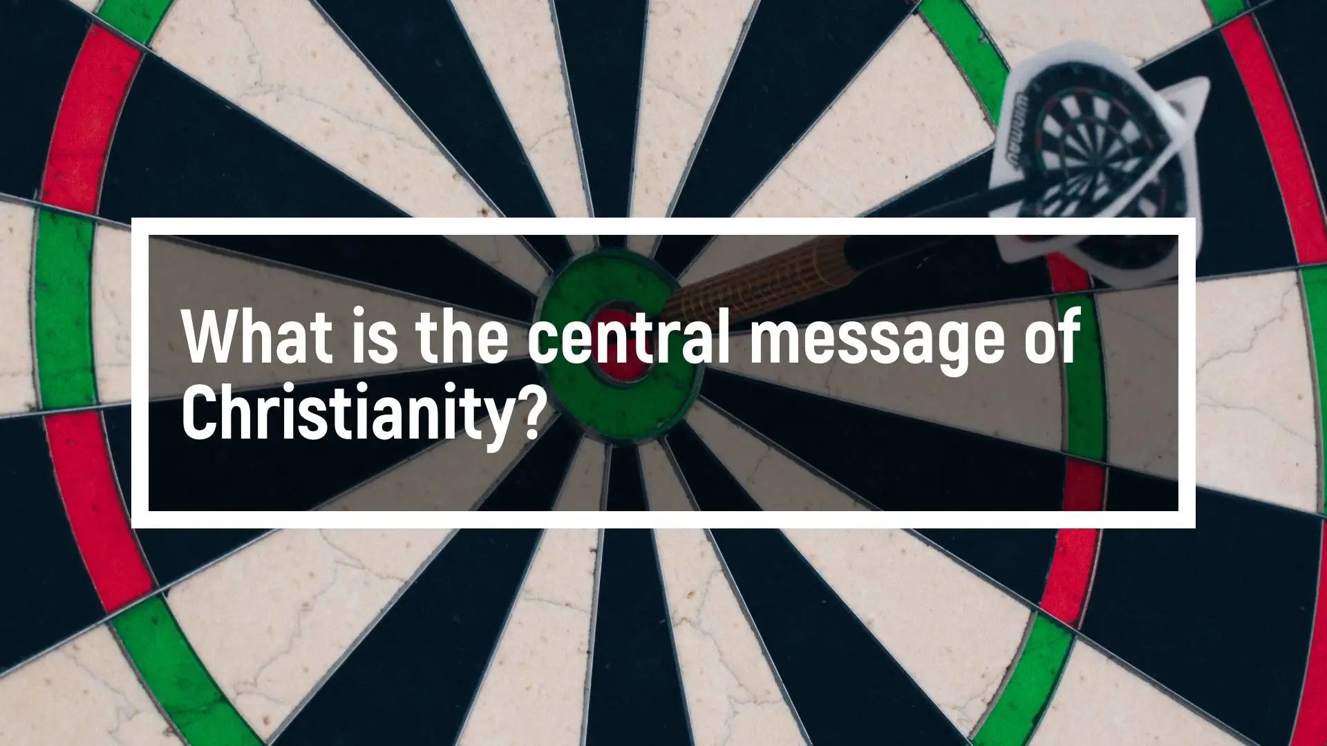 A cover image of the blog post titled What is the central message of Christianity? | A Short Answer in Simple Terms from 3rd Day Christian Clothing UK