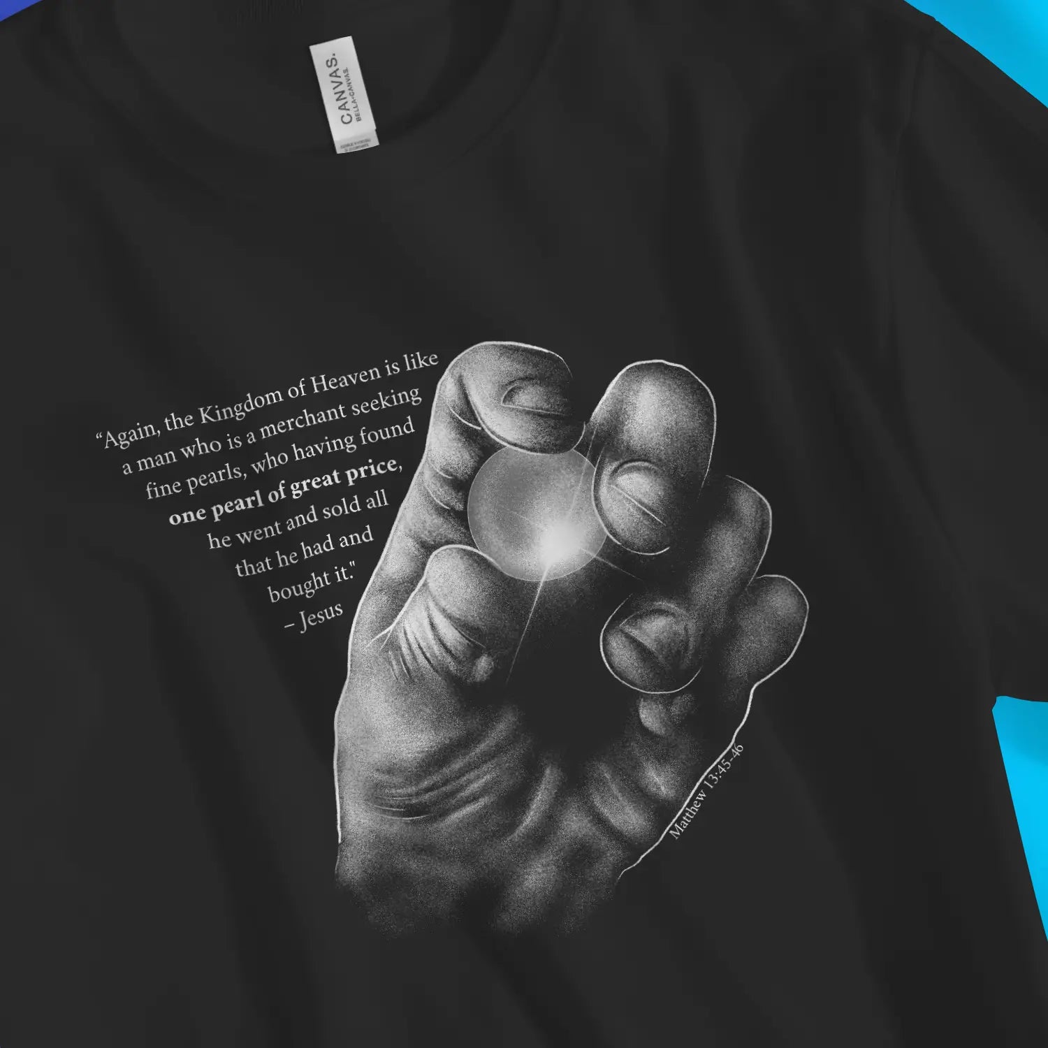 An image of the Words of Jesus | Premium Unisex Christian T-shirts collection available at 3rd Day Christian Clothing UK