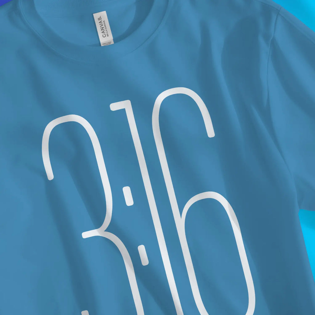 3:16 – Unisex Christian T-Shirt designed by 3rd Day Christian Clothing.