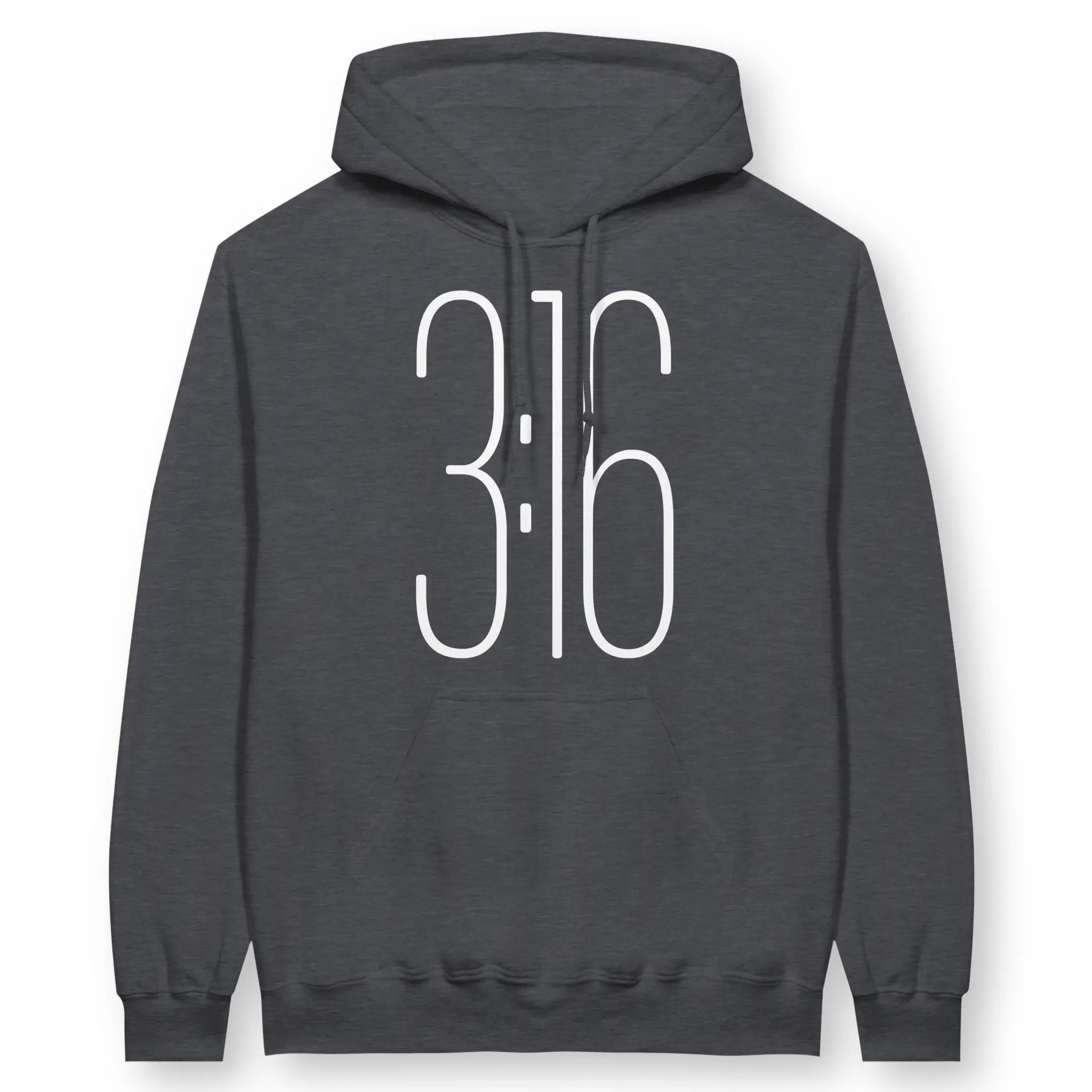 3:16 – Unisex Christian Hoodie designed by 3rd Day Christian Clothing.
