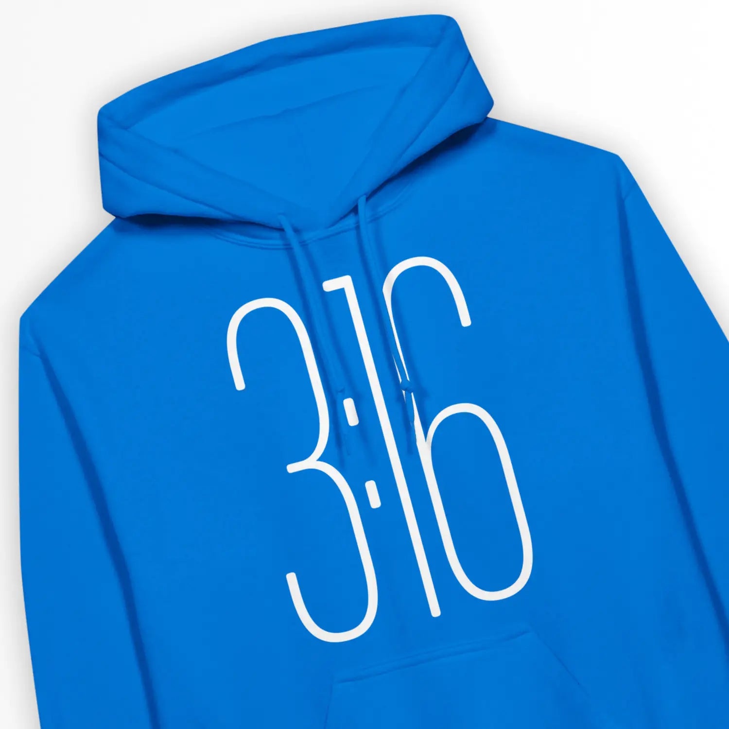3:16 – Unisex Christian Hoodie designed by 3rd Day Christian Clothing.