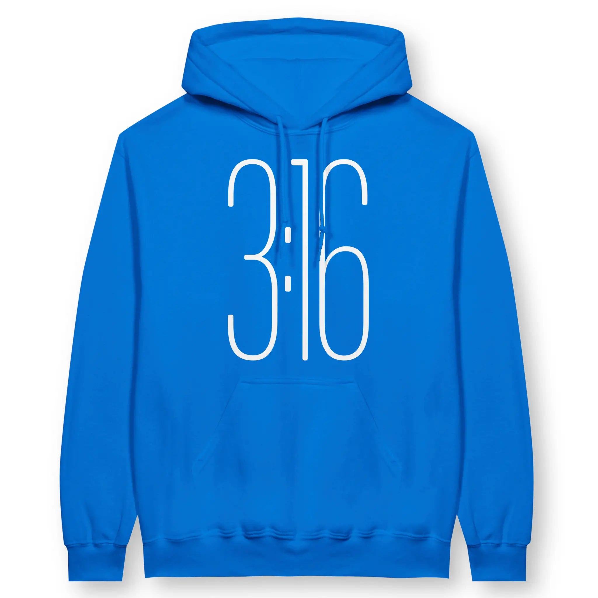 3:16 – Unisex Christian Hoodie designed by 3rd Day Christian Clothing.
