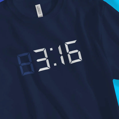 3:16 Clock | Premium Unisex Christian T-Shirt designed by 3rd Day Christian Clothing.