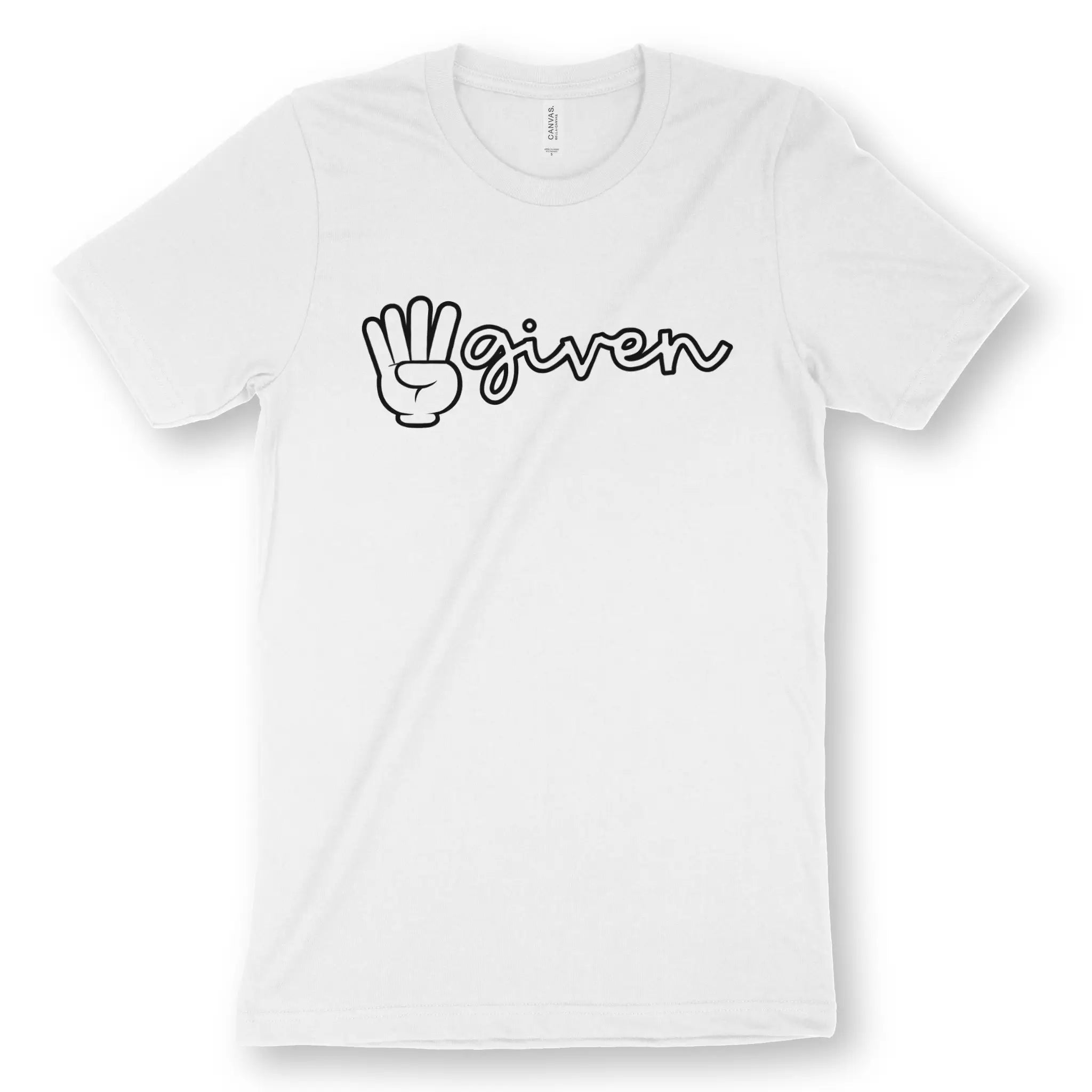 4given – Unisex Christian T-Shirt designed by 3rd Day Christian Clothing.