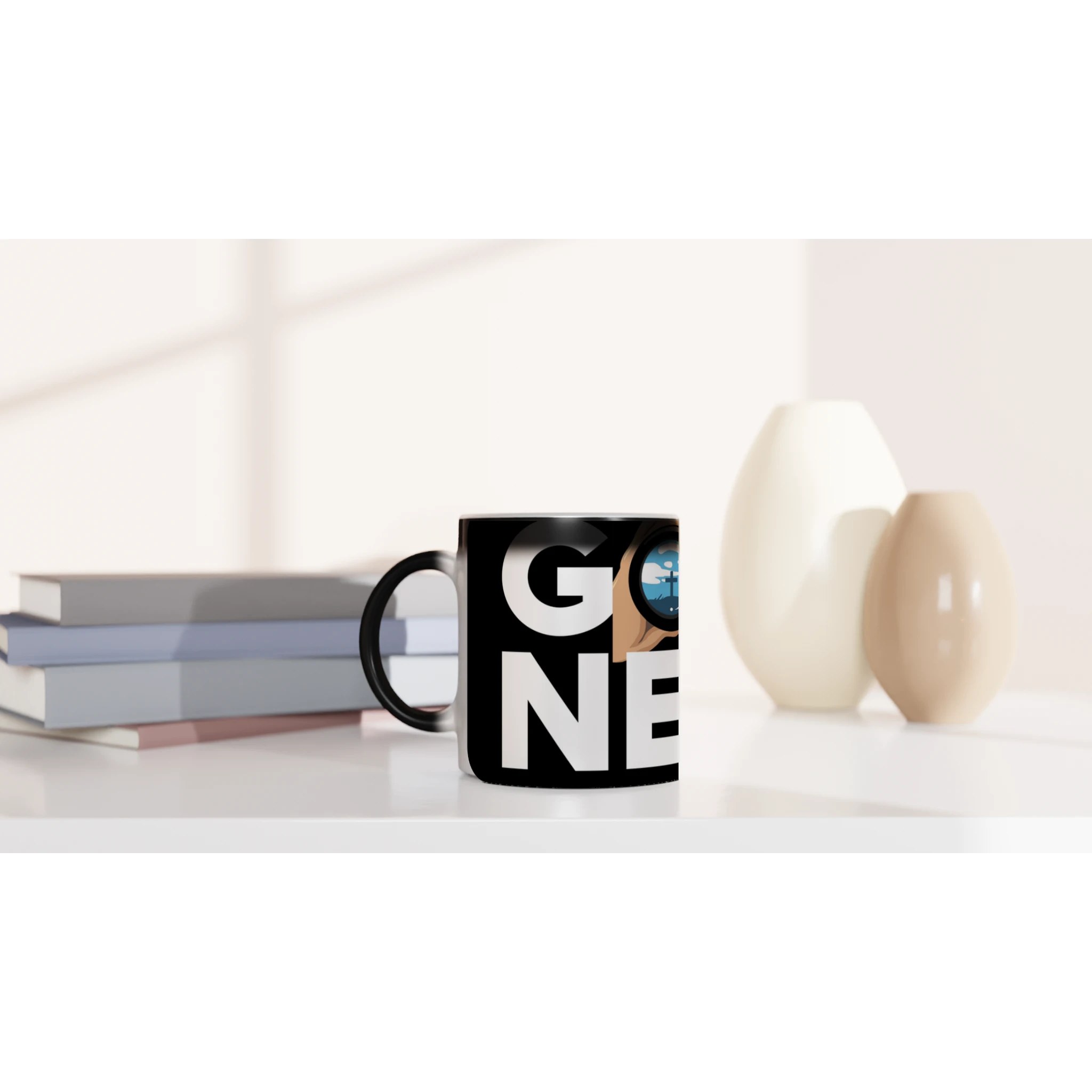 Good News – Christian Magic Mug designed by 3rd Day Christian Clothing.