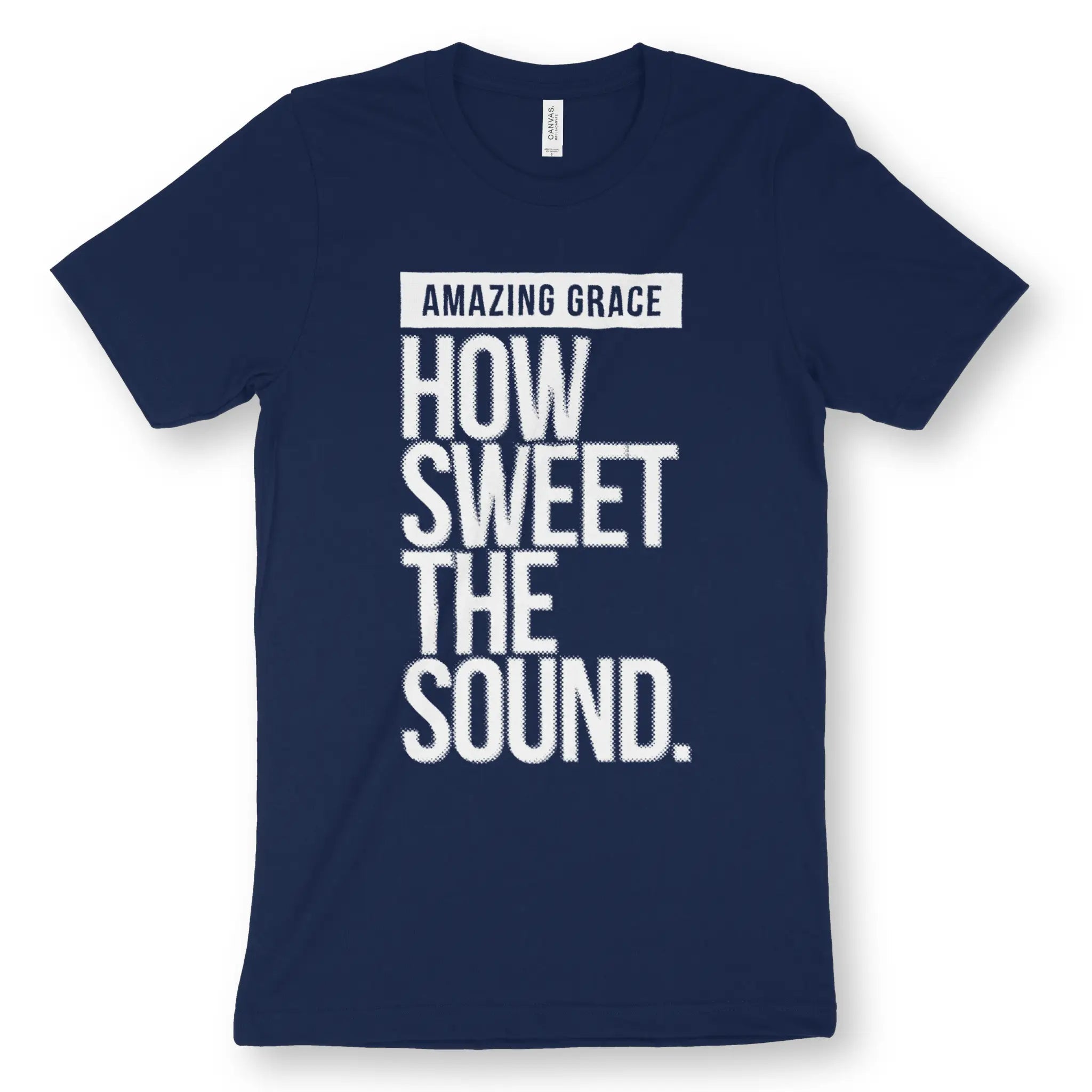 Amazing Grace – How Sweet The Sound – Unisex Christian T-Shirt designed by 3rd Day Christian Clothing.