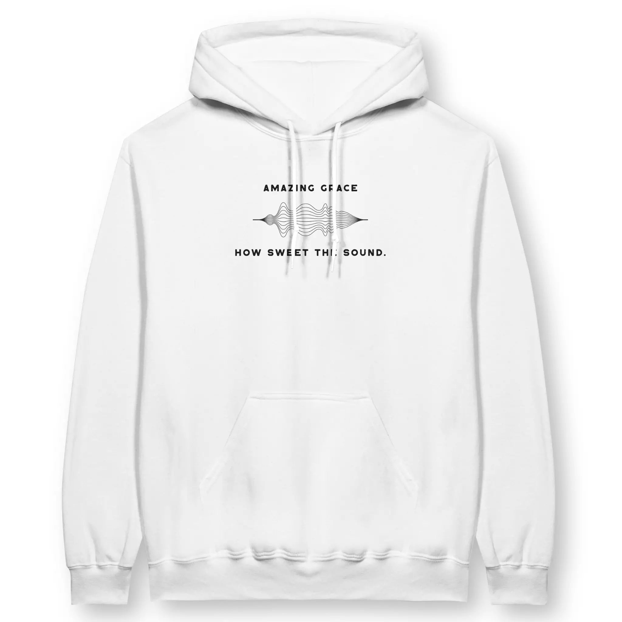 Amazing Grace (How Sweet The Sound) – Unisex Christian Hoodie designed by 3rd Day Christian Clothing.