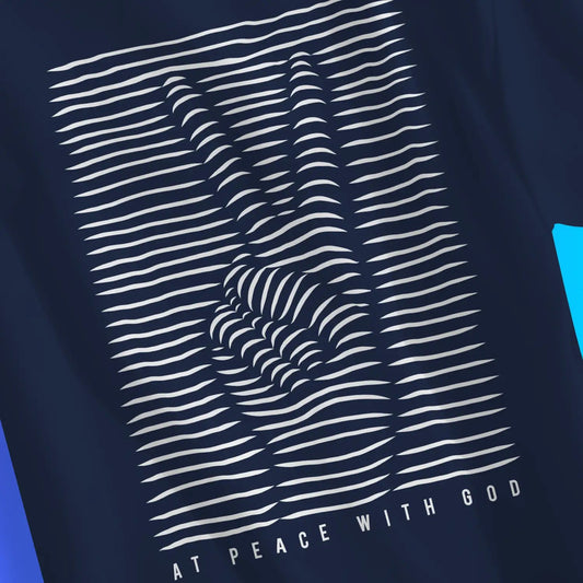 At Peace With God | Premium Unisex Christian T-Shirt designed by 3rd Day Christian Clothing.