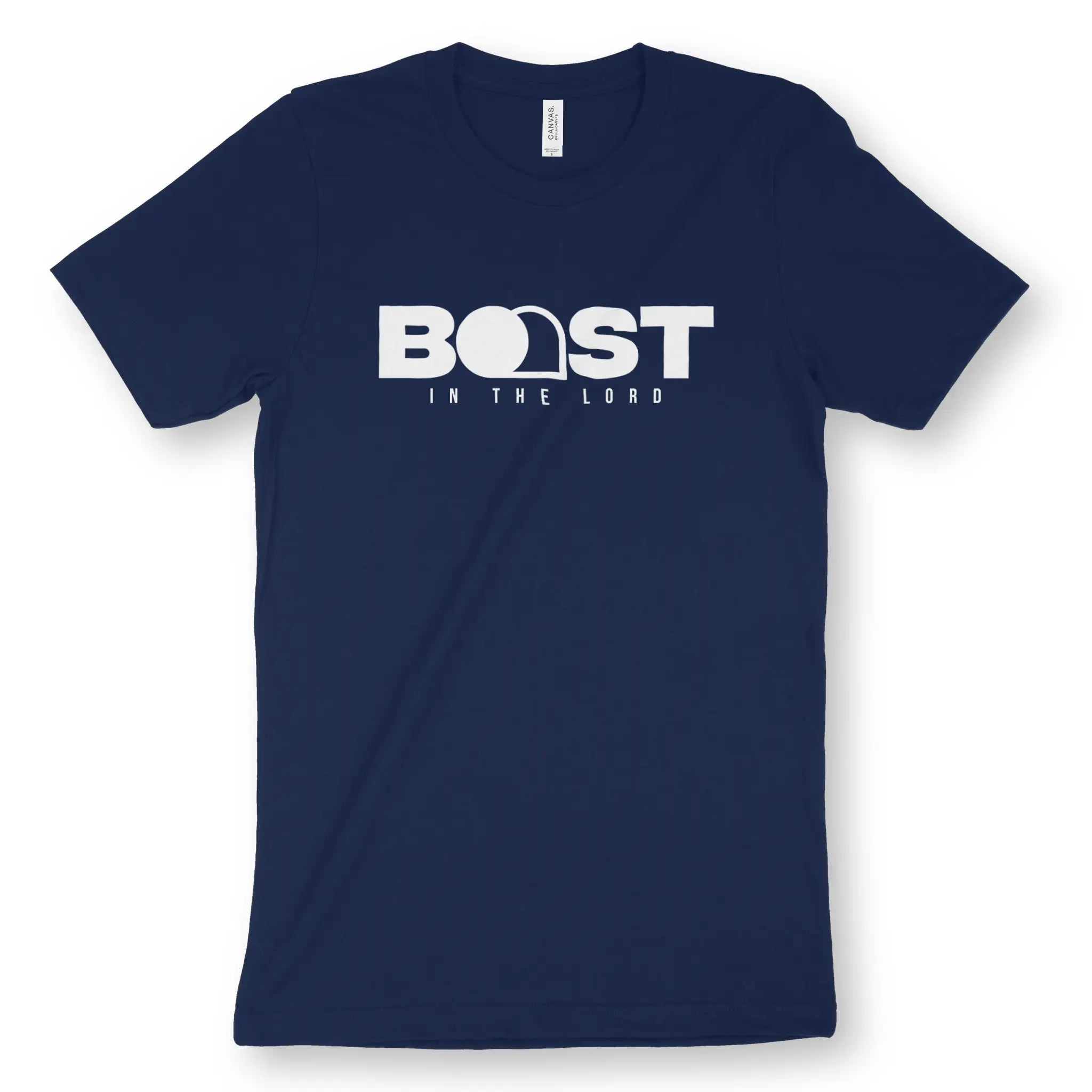 BOAST In The Lord – Unisex Christian T-Shirt designed by 3rd Day Christian Clothing.
