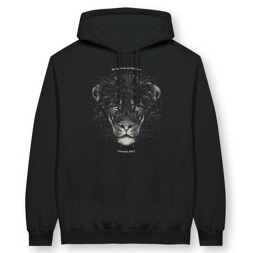 Bold As A Lion – Unisex Christian Hoodie designed by 3rd Day Christian Clothing.