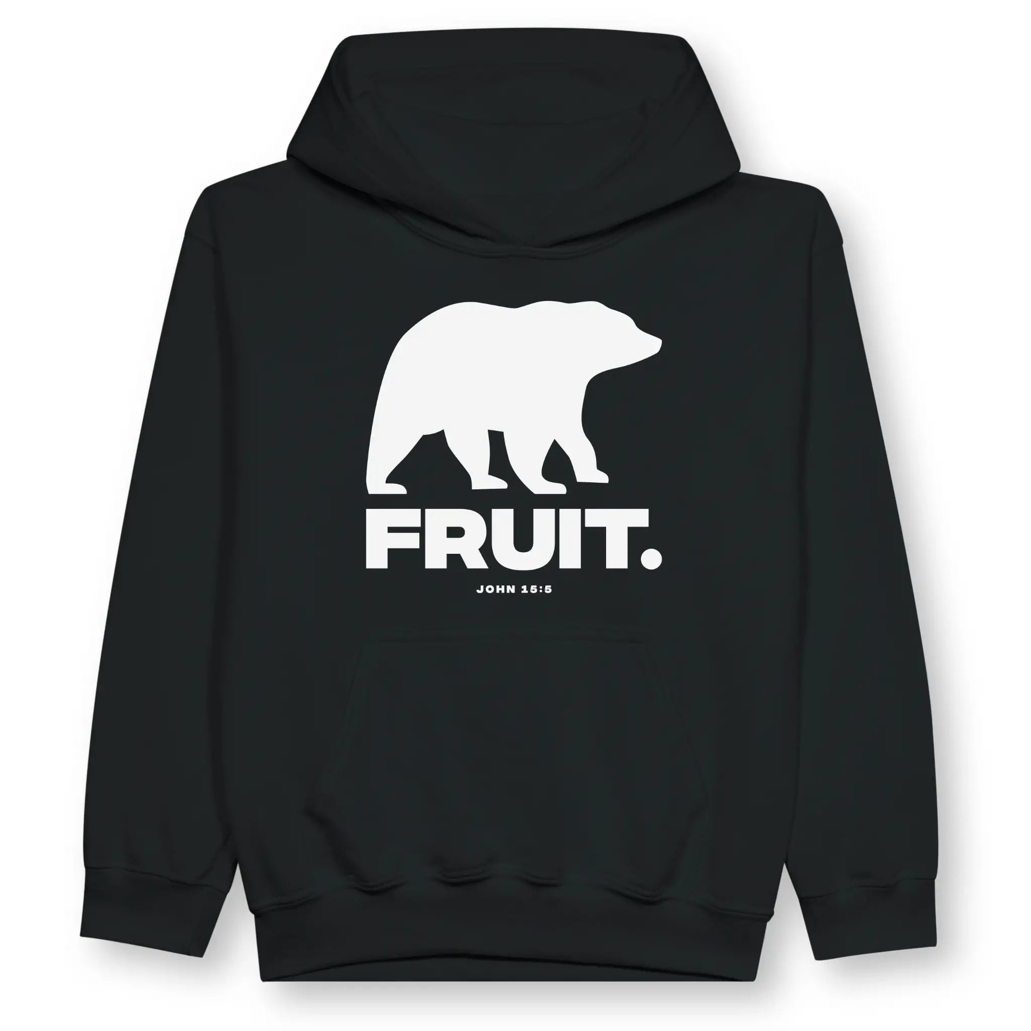 (Bear) Fruit 2.0 – Kids' Christian Hoodie designed by 3rd Day Christian Clothing.
