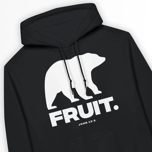 (Bear) Fruit 2.0 | Premium Unisex Christian Hoodie designed by 3rd Day Christian Clothing.