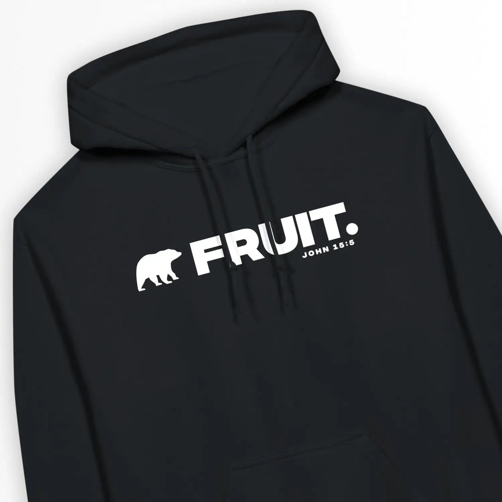 (Bear) Fruit – Unisex Christian Hoodie designed by 3rd Day Christian Clothing.