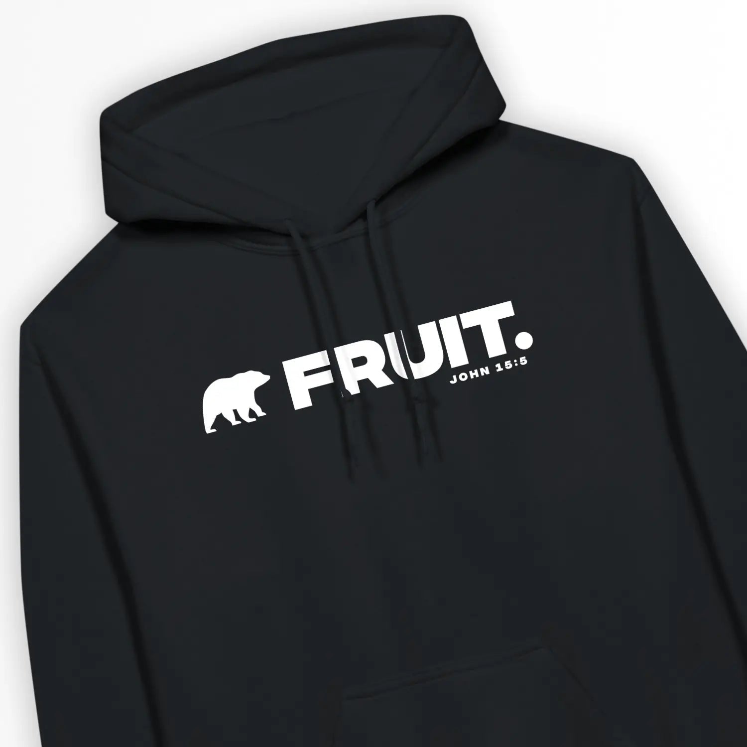 (Bear) Fruit – Unisex Christian Hoodie designed by 3rd Day Christian Clothing.