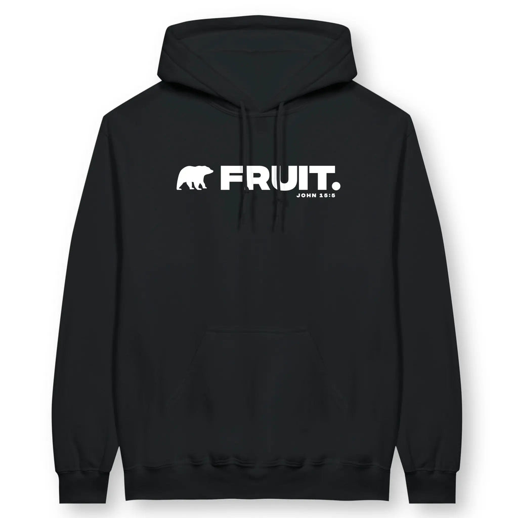 (Bear) Fruit – Unisex Christian Hoodie designed by 3rd Day Christian Clothing.