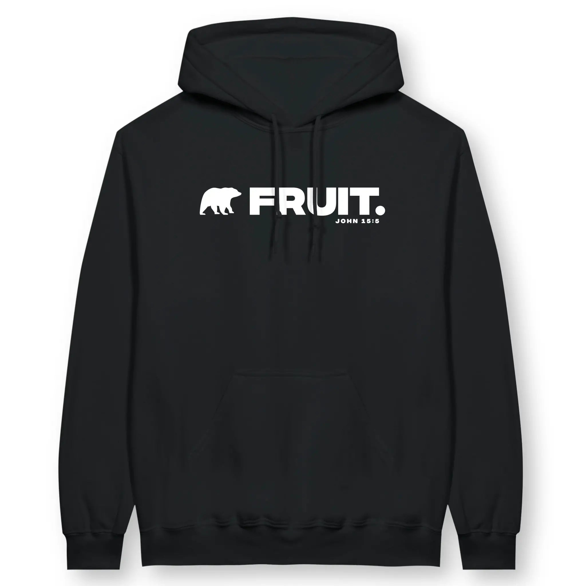 (Bear) Fruit – Unisex Christian Hoodie designed by 3rd Day Christian Clothing.