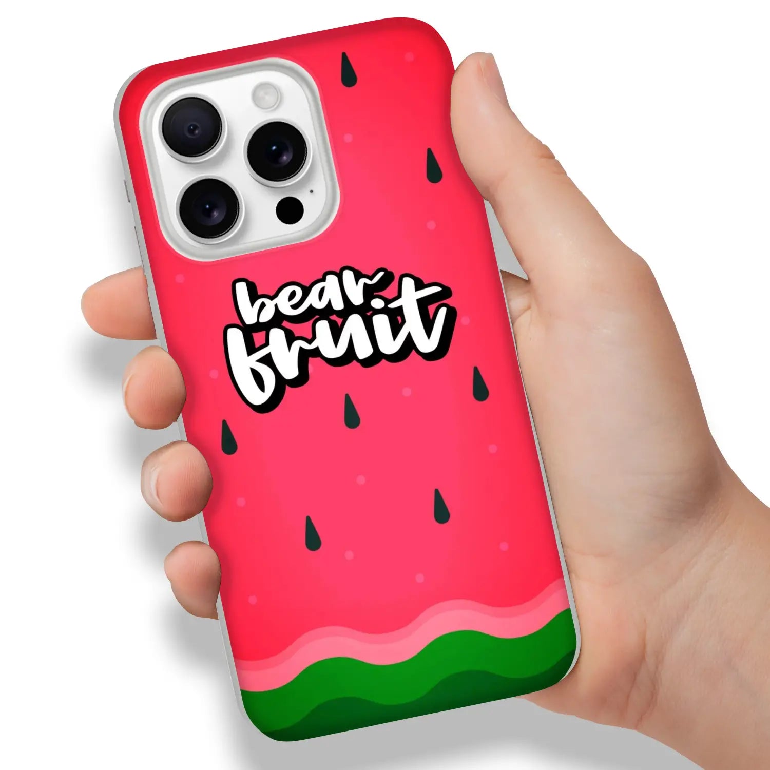 Bear Fruit (Watermelon) – Christian Phone Case For iPhone designed by 3rd Day Christian Clothing.