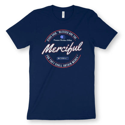 Blessed Are The Merciful | Premium Unisex Christian T-Shirt designed by 3rd Day Christian Clothing.