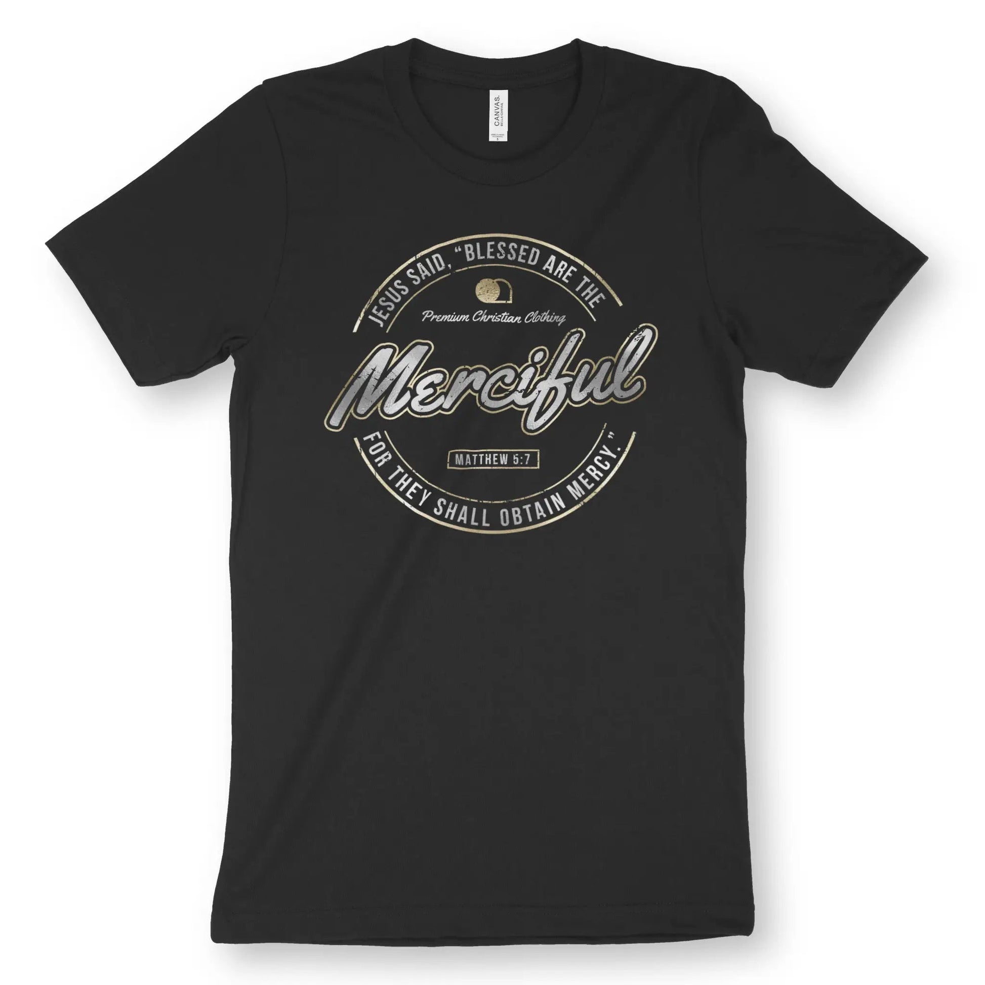 Blessed Are The Merciful (Deluxe Look) | Premium Unisex Christian T-Shirt designed by 3rd Day Christian Clothing.