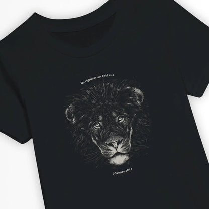 Bold As A Lion | Premium Kids' Christian T-Shirt designed by 3rd Day Christian Clothing.