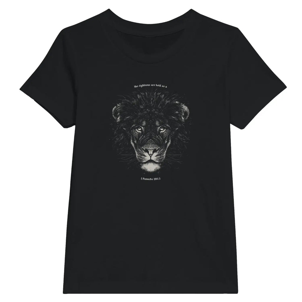 Bold As A Lion – Kids' Christian T-Shirt designed by 3rd Day Christian Clothing.