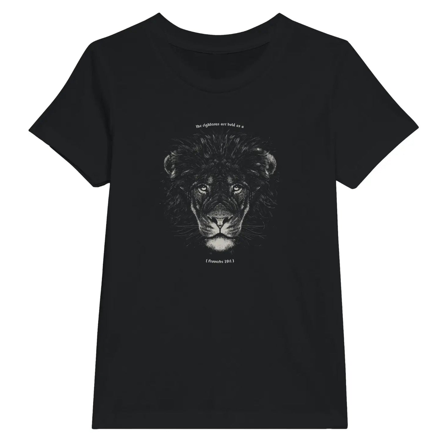 Bold As A Lion | Premium Kids' Christian T-Shirt designed by 3rd Day Christian Clothing.