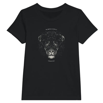 Bold As A Lion | Premium Kids' Christian T-Shirt designed by 3rd Day Christian Clothing.