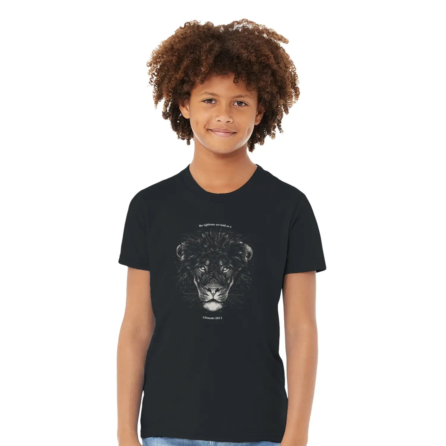 Bold As A Lion – Kids' Christian T-Shirt designed by 3rd Day Christian Clothing.