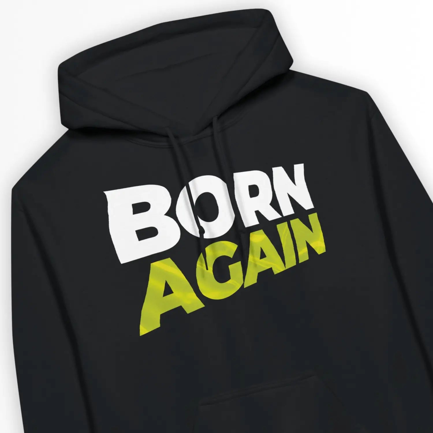 Born Again (Wavy) | Premium Unisex Christian Hoodie designed by 3rd Day Christian Clothing.