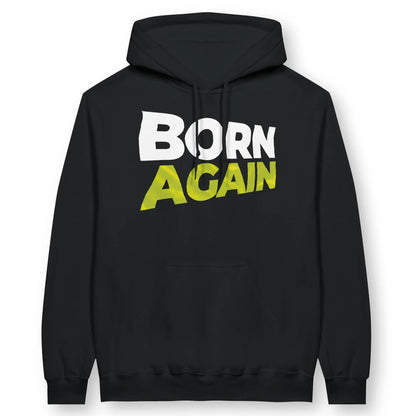 Born Again (Wavy) | Premium Unisex Christian Hoodie designed by 3rd Day Christian Clothing.