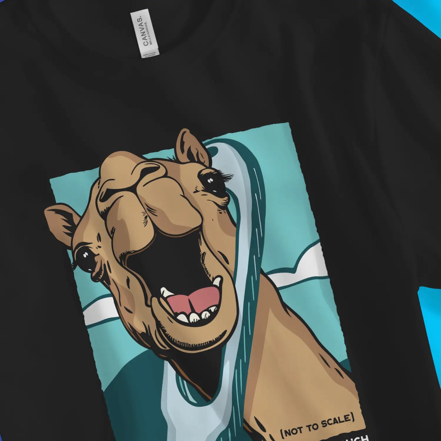 Camel Through the Eye Of a Needle – Unisex Christian T-Shirt designed by 3rd Day Christian Clothing.
