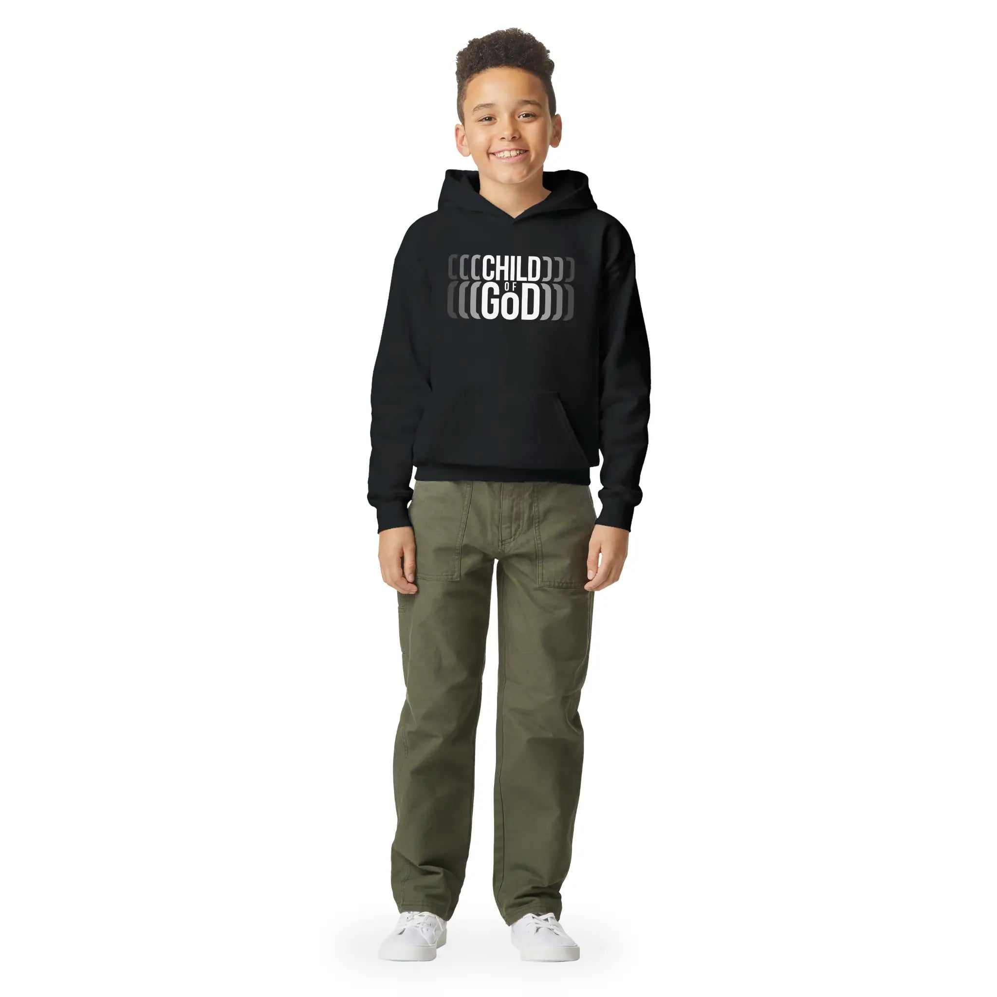 Child Of God – Kids' Christian Hoodie designed by 3rd Day Christian Clothing.