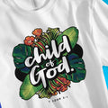 Child of God (1 John 3:1) – Unisex Christian T-Shirt designed by 3rd Day Christian Clothing.