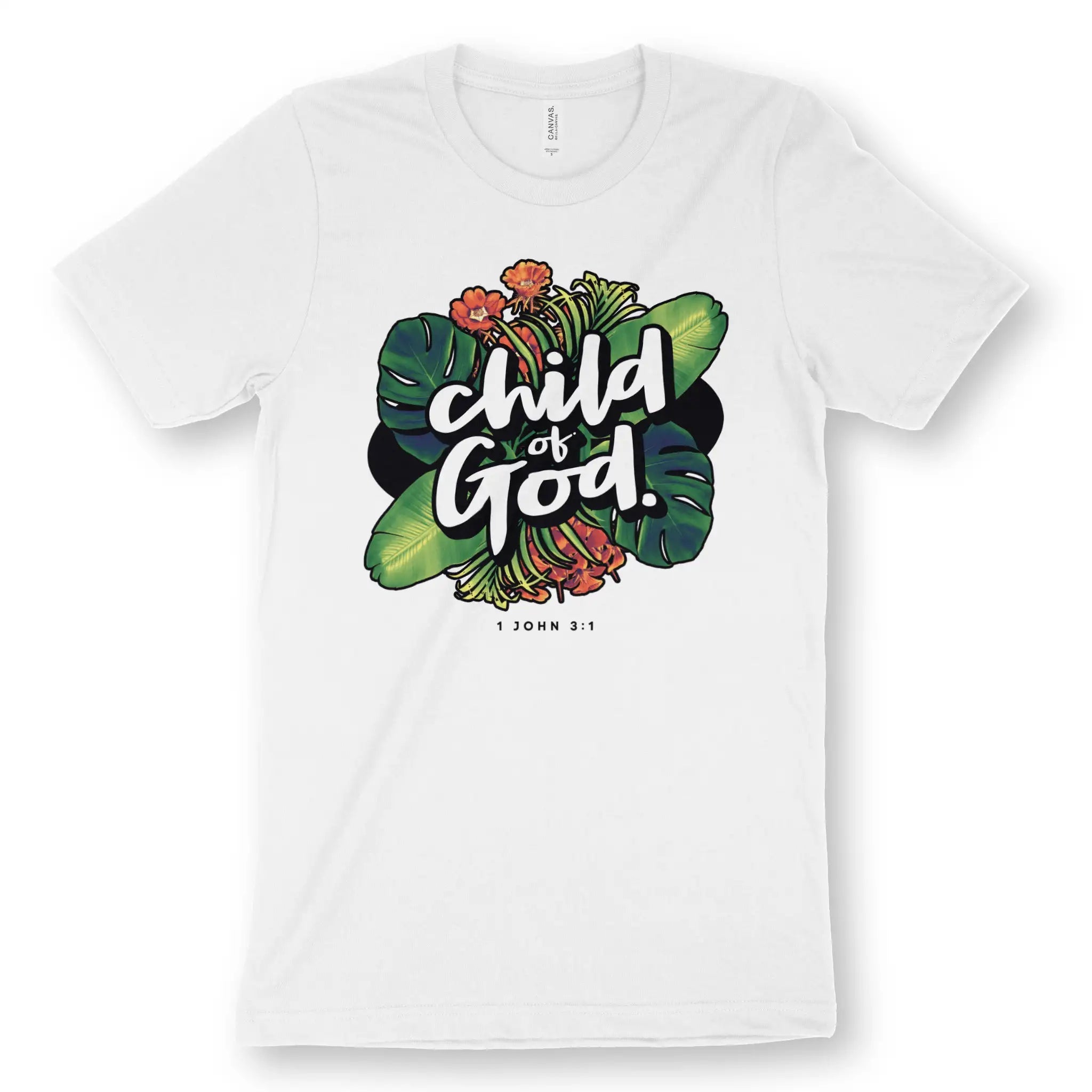 Child of God (1 John 3:1) – Unisex Christian T-Shirt designed by 3rd Day Christian Clothing.
