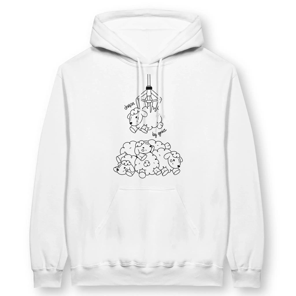 Chosen By Grace 2.0 – Unisex Christian Hoodie designed by 3rd Day Christian Clothing.