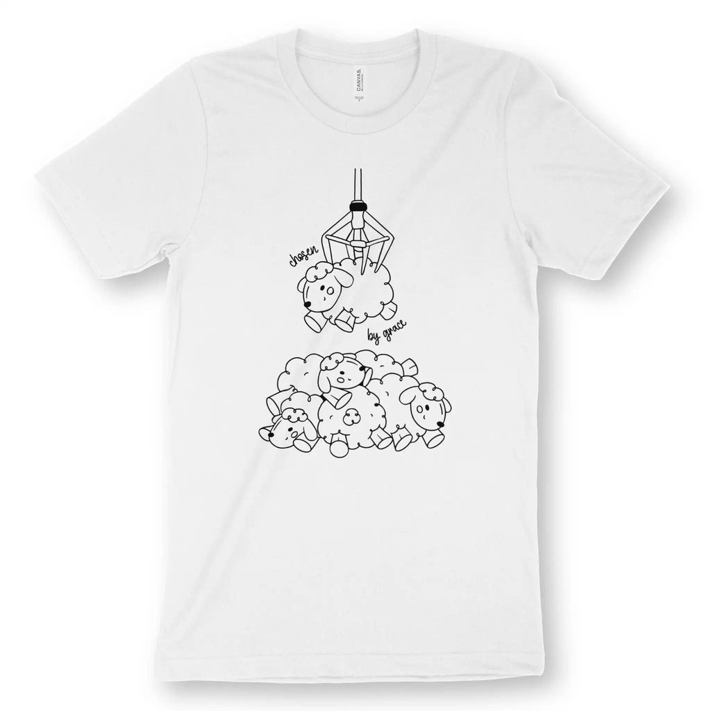 Chosen By Grace 2.0 – Unisex Christian T-Shirt designed by 3rd Day Christian Clothing.