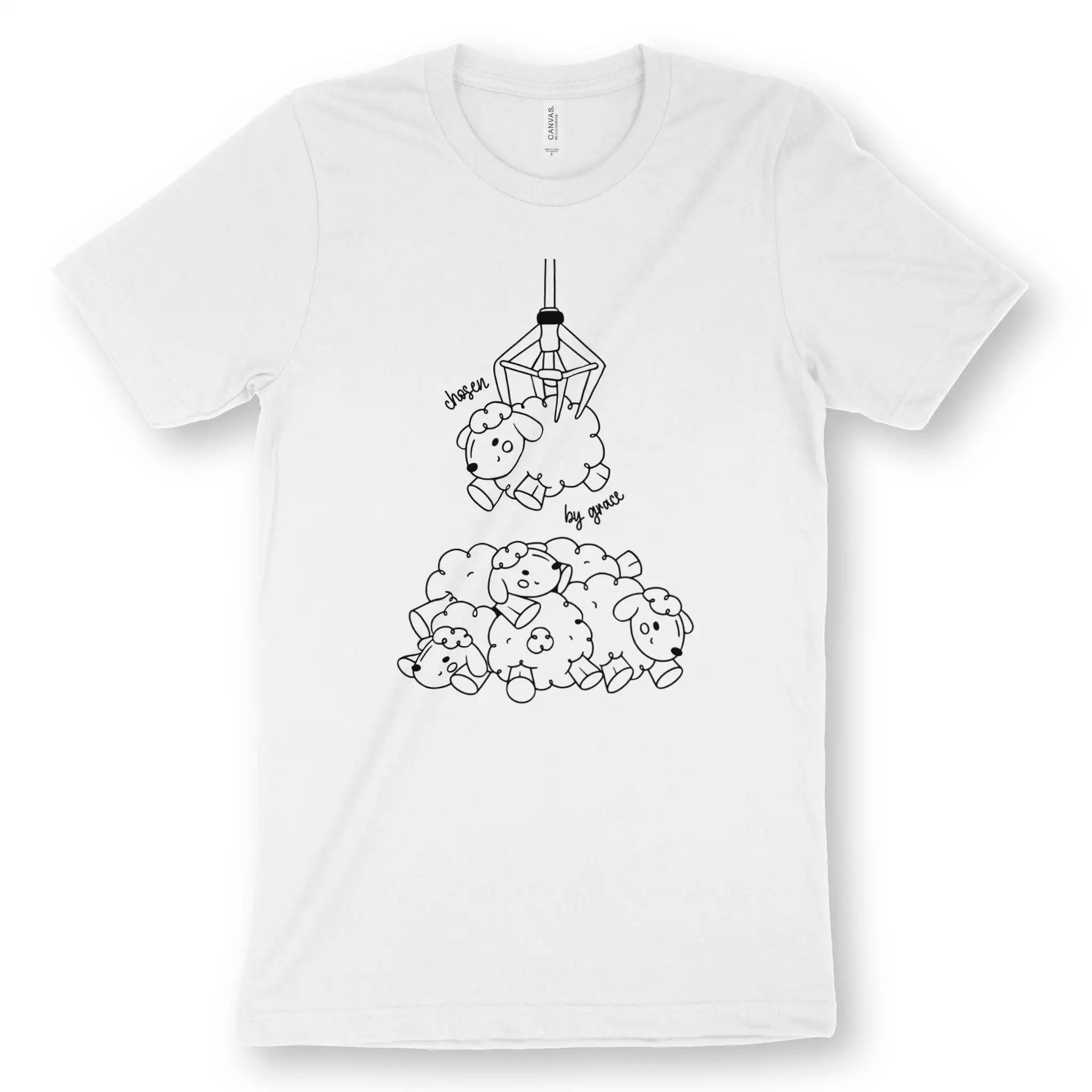 Chosen By Grace 2.0 – Unisex Christian T-Shirt designed by 3rd Day Christian Clothing.