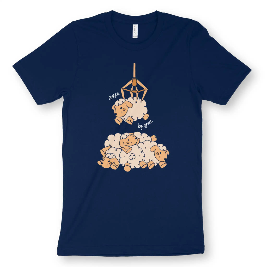 Chosen By Grace – Unisex Christian T-Shirt designed by 3rd Day Christian Clothing.