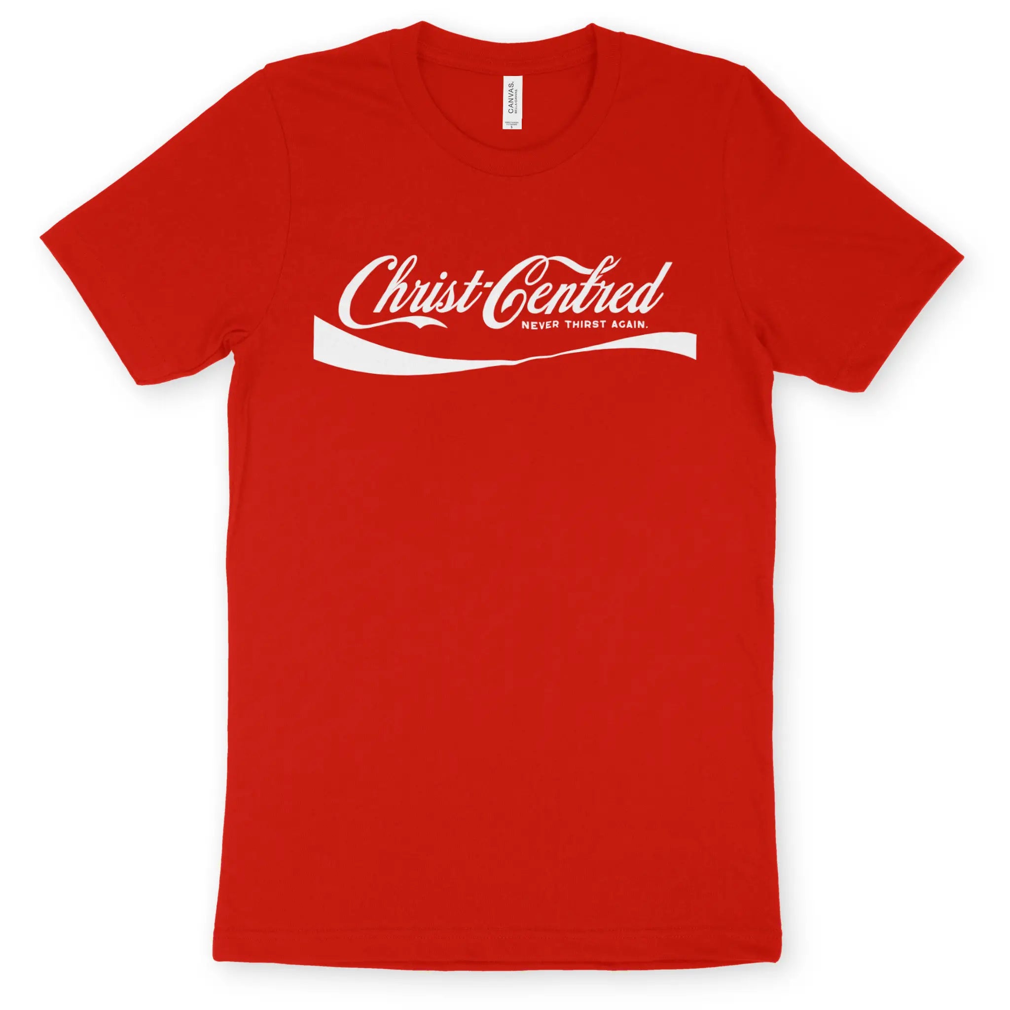Christ-Centred (Parody) – Unisex Christian T-Shirt designed by 3rd Day Christian Clothing.