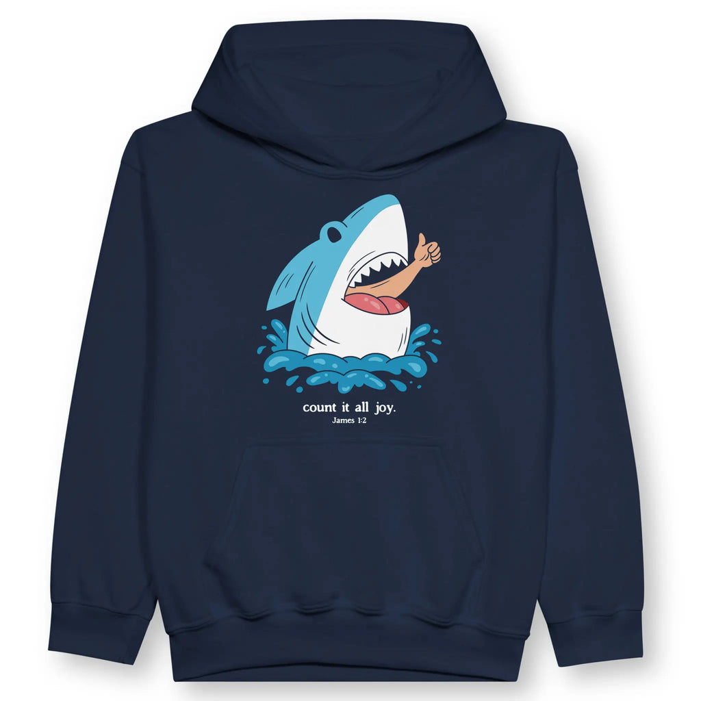 Count It All Joy – Kids' Christian Hoodie designed by 3rd Day Christian Clothing.