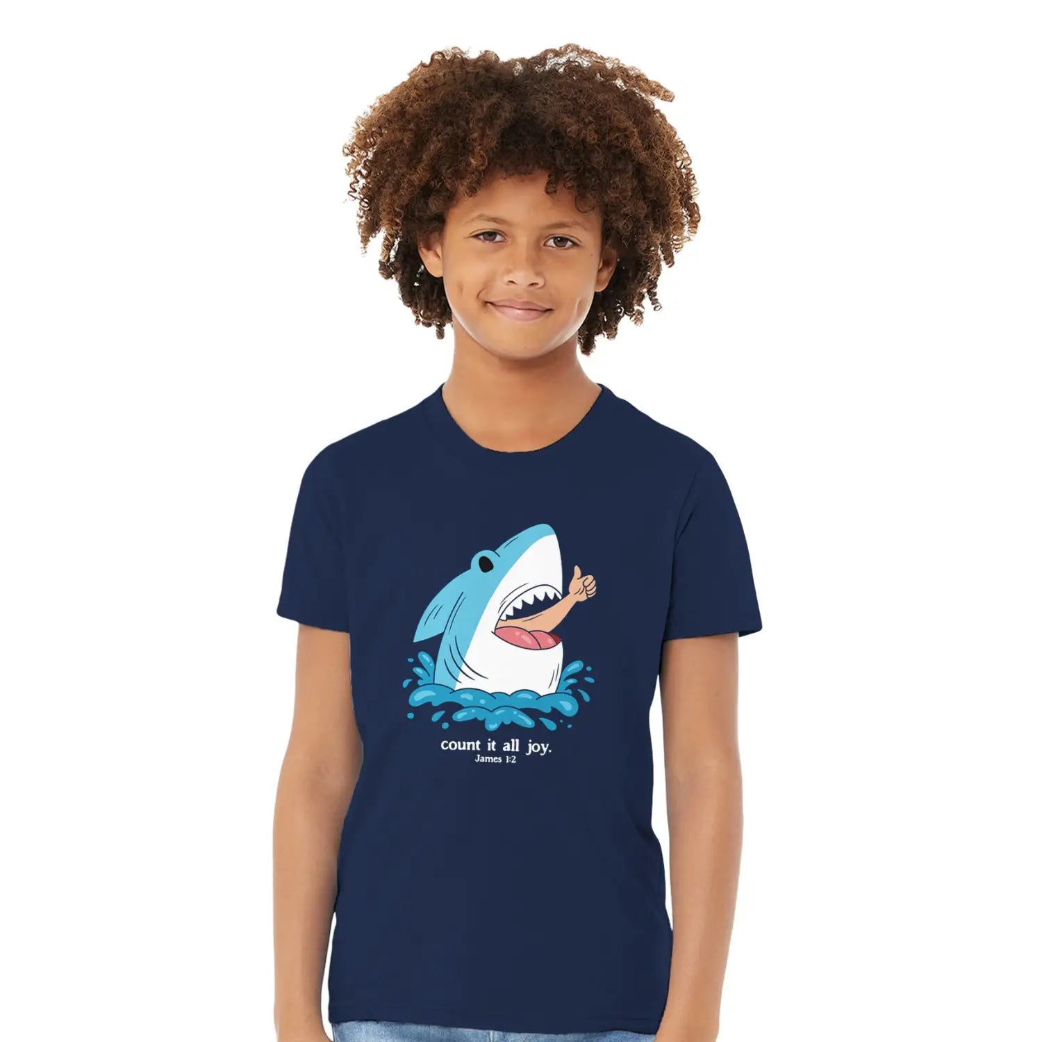 Count It All Joy – Kids' Christian T-Shirt designed by 3rd Day Christian Clothing.