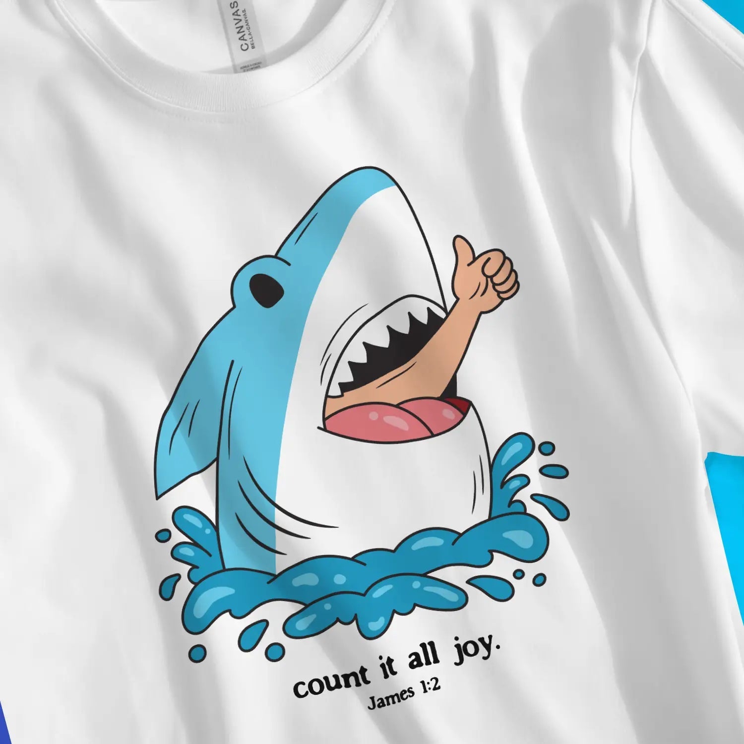 Count It All Joy (James 1:2) – Unisex Christian T-Shirt designed by 3rd Day Christian Clothing.